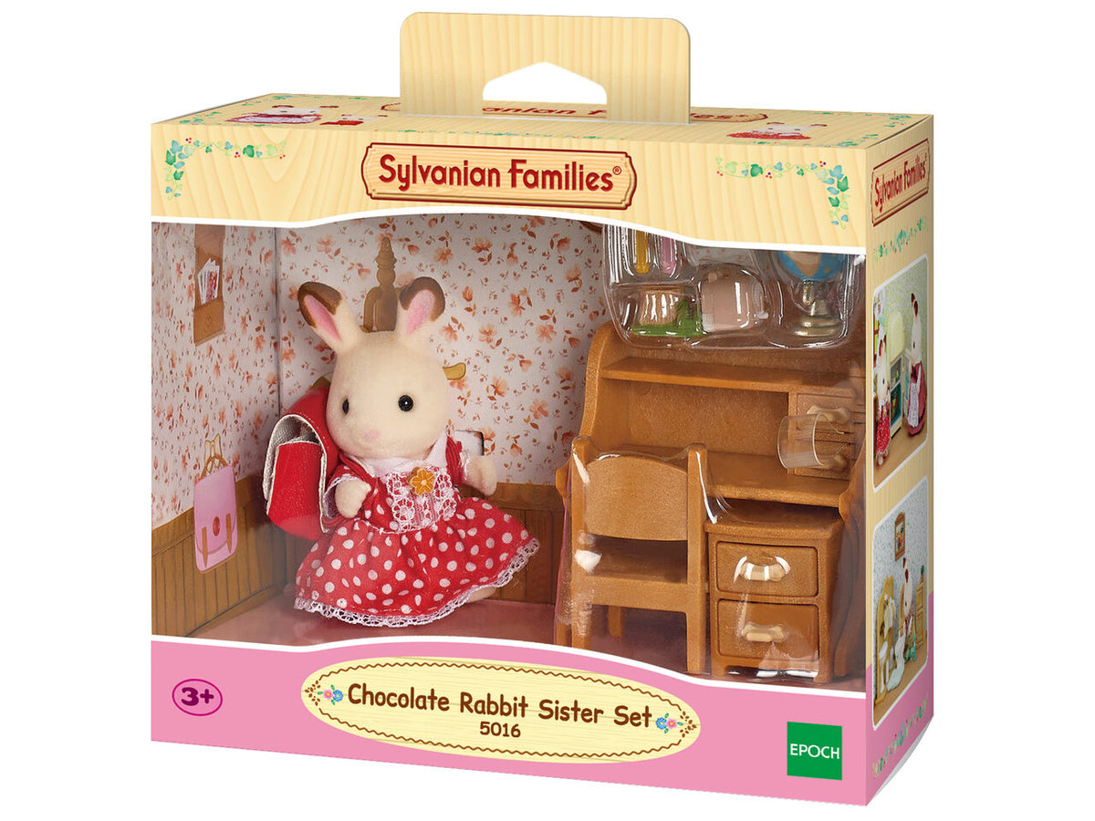 Sylvanian Families 5015 Schokoladenhasen Bruder mit Waschraum