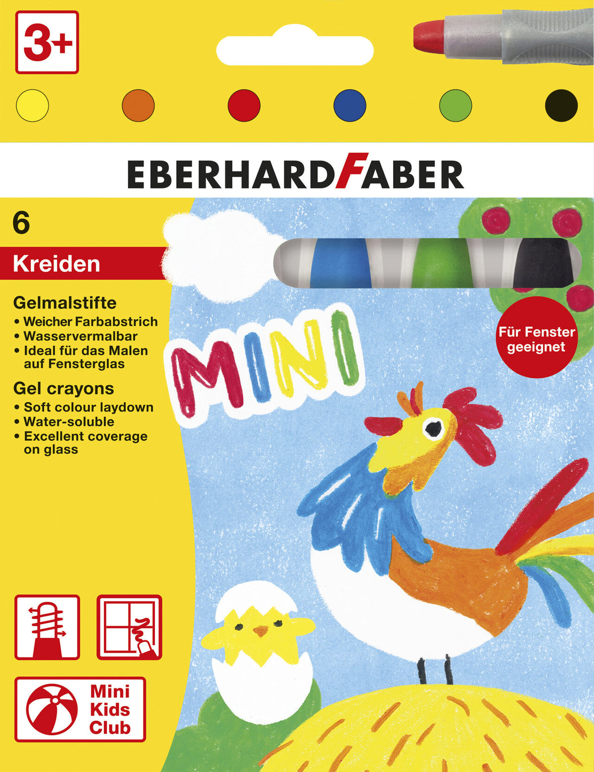 Faber-Castell Gelmalstifte Basic 6er Set