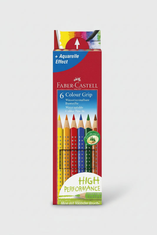 Faber-Castell Buntstift Colour Grip 6er Etui