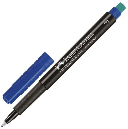 FABER-CASTELL Permanentmarker Multimark F blau