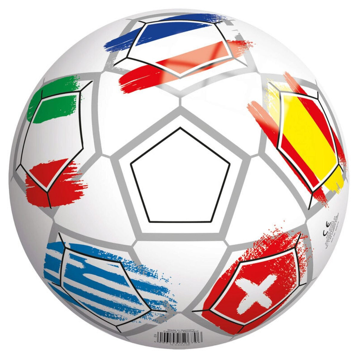 JOHN Spielball Flags 23 cm Vinyl 1 Artikel, Design zufällig