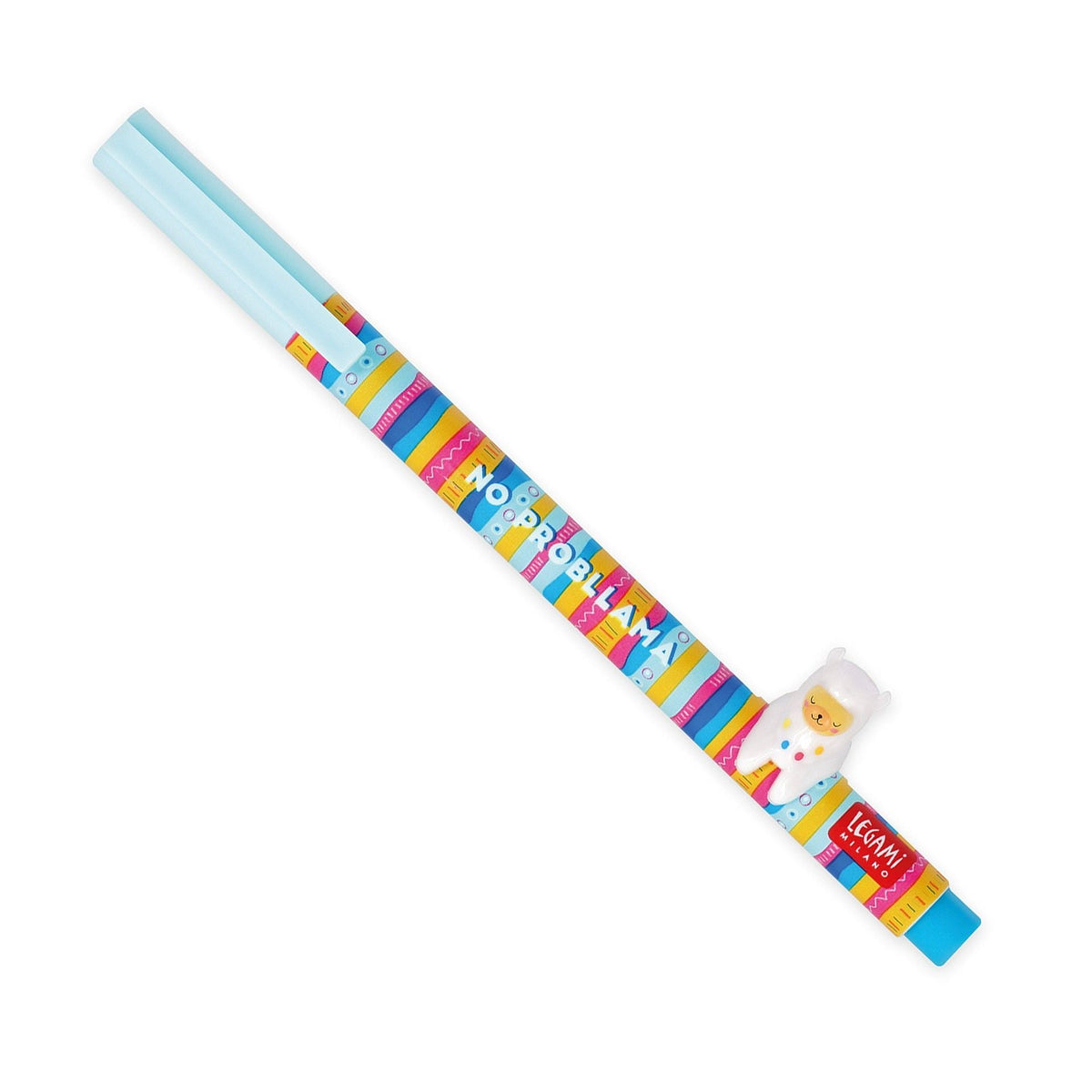 LEGAMI Gel Pen Lovely Friends Llama – Hellblau, 0,5 mm