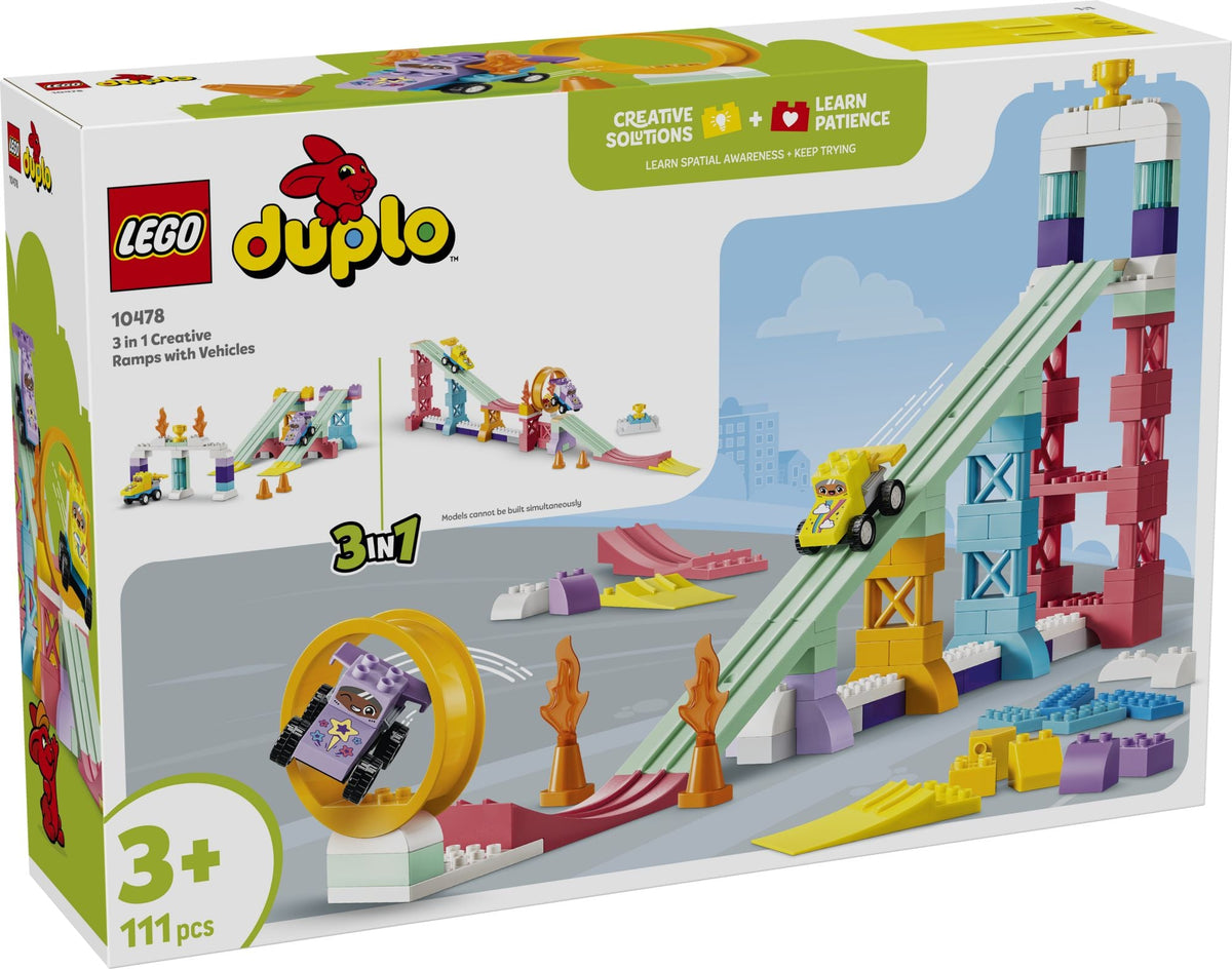LEGO® DUPLO 10478 Kreative Sprungschanzen 3-in-1 – 111 T.