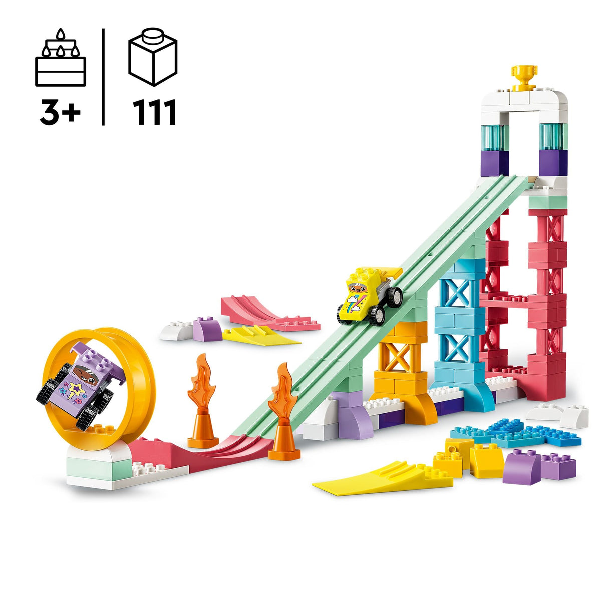 LEGO® DUPLO 10478 Kreative Sprungschanzen 3-in-1 – 111 T.