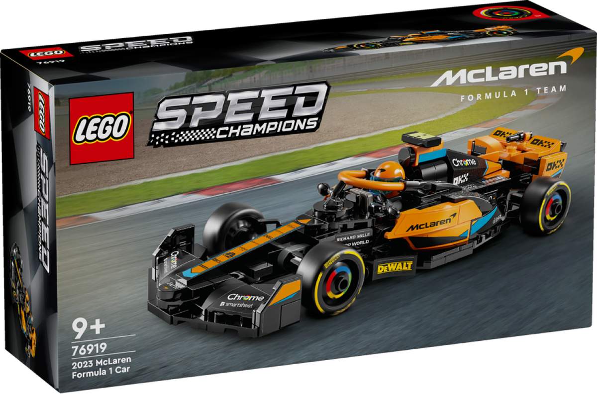 LEGO Speed Champions 76919 McLaren F1 Rennwagen 2023