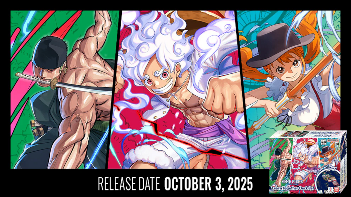 One Piece Card Game - 3 Starter Decks Set mit Luffy, Zoro & Nami