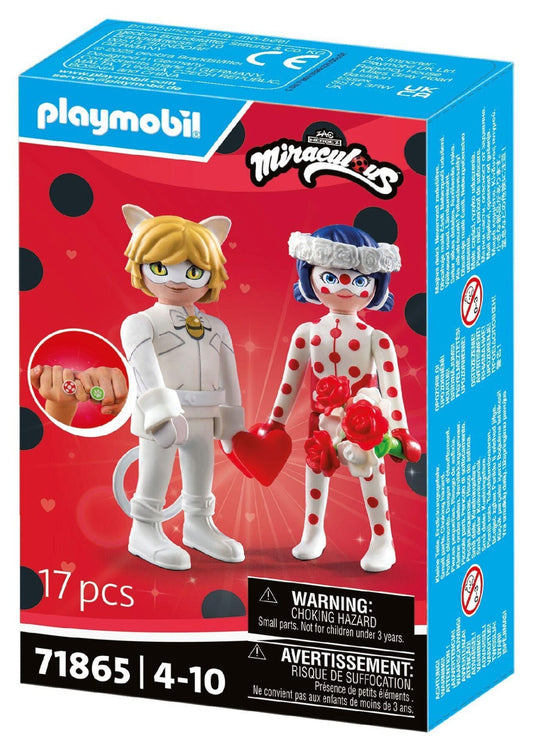 PLAYMOBIL 71865 Miraculous Ladybug & Cat Noir Hochzeitstraum