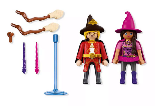 PLAYMOBIL® 72023 DuoPack Hexe & Zauberer – 2 Figuren Set