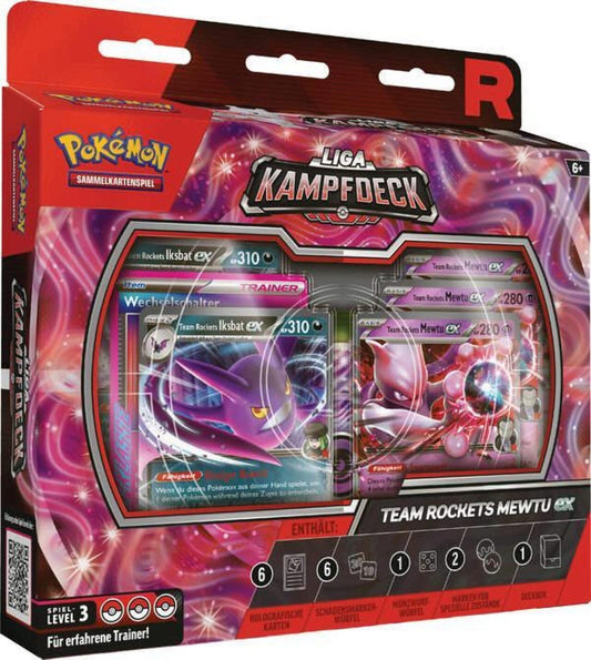 Pokémon Liga-Kampfdeck Team Rockets Mewtu-ex 60 Karten