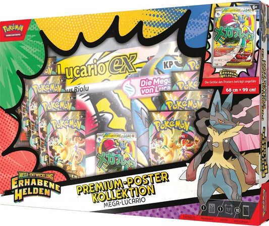 Pokémon ME02.5 Premium Poster Kollektion Mega-Lucario-ex