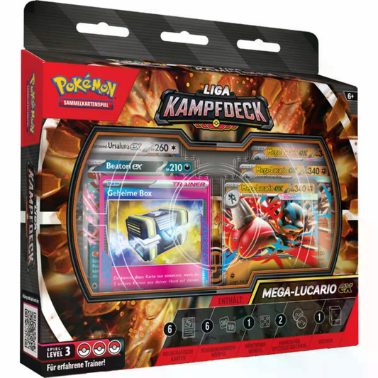 Pokémon Liga-Kampfdeck Mega-Lucario-ex | 60 Karten