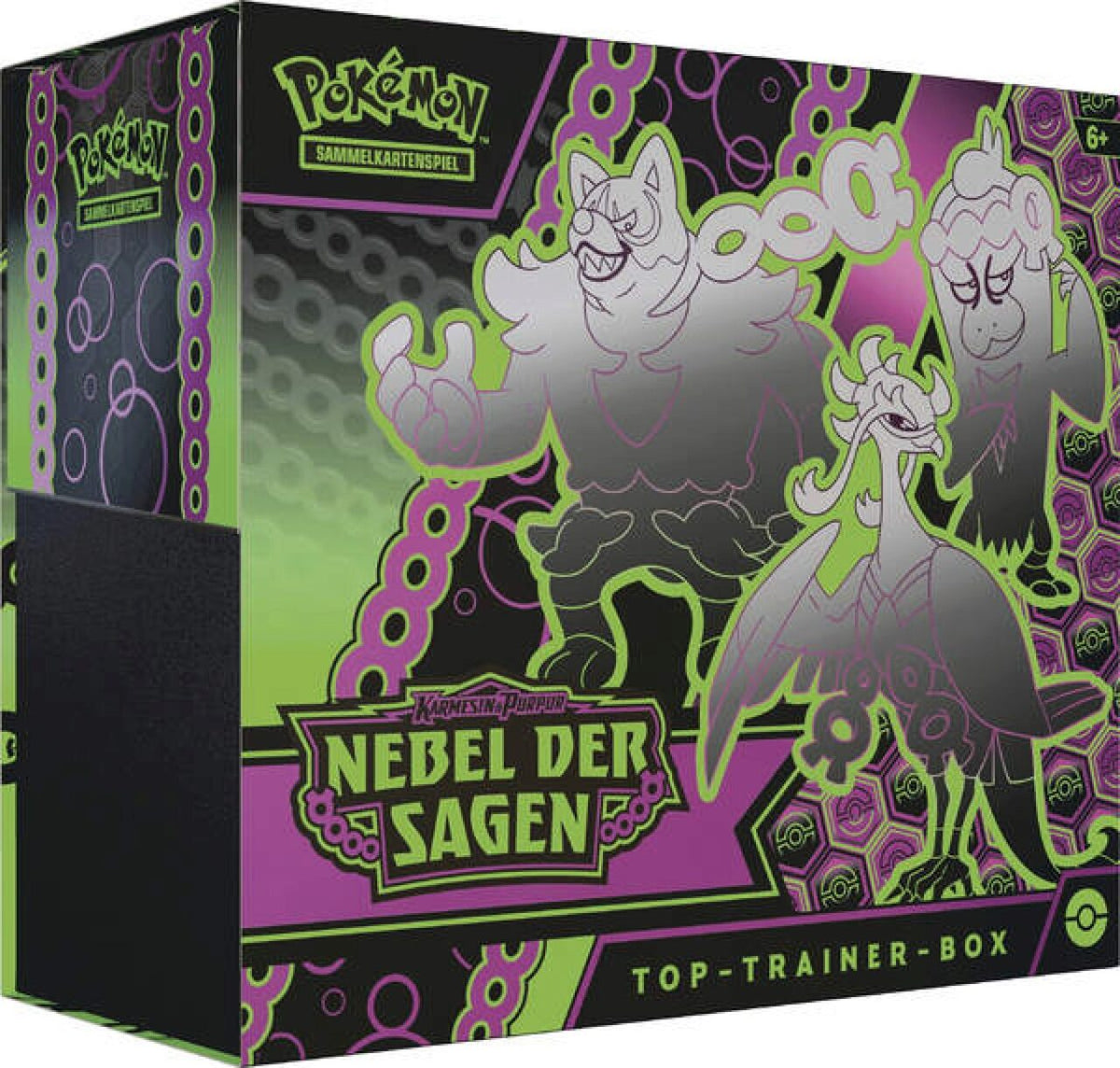 Pokémon Top-Trainer-Box KP06.5 Nebel der Sagen – 9 Booster