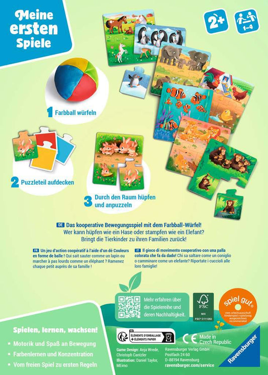 Ravensburger Hase hüpf! Bewegungsspiel ab 2 Jahren
