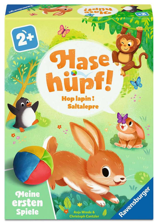 Ravensburger Hase hüpf! Bewegungsspiel ab 2 Jahren
