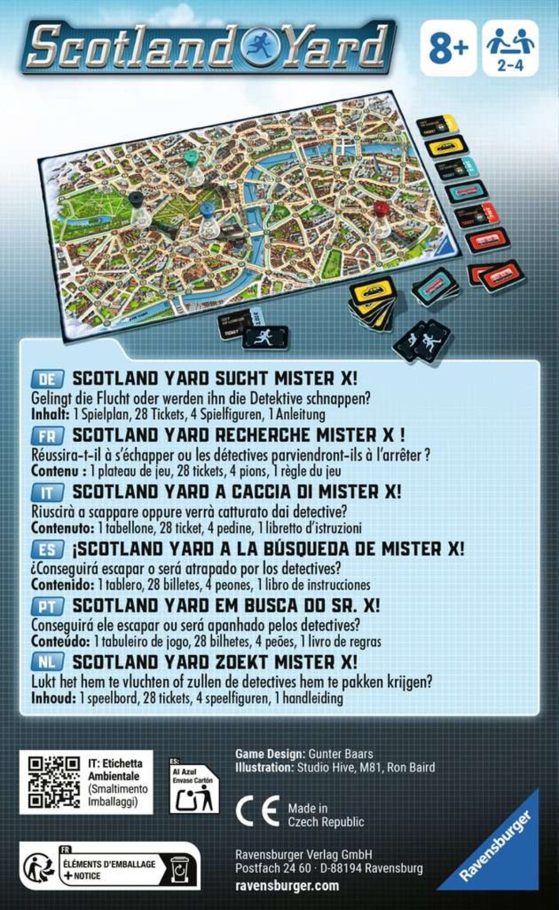 Ravensburger Scotland Yard Mitbringspiel – 2-4 Spieler