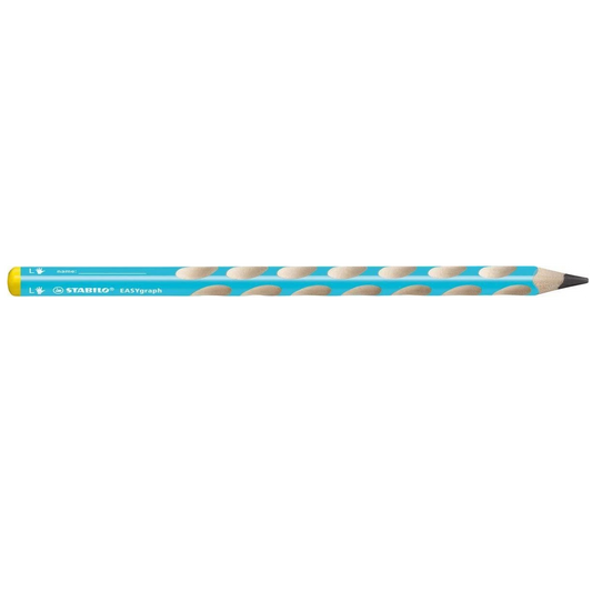 STABILO EASYgraph Bleistift HB Blau – Einzelstift Linkshänder
