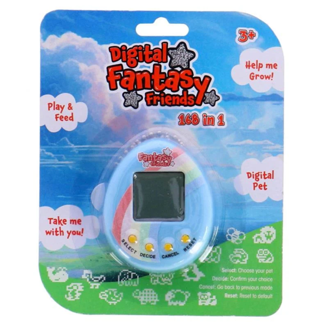 Virtuelles Haustier Fantasy Friends – 1 aus 4 Designs zufällig