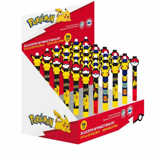 Pokémon Radierbarer Stift 0,5mm Blau - 1 aus 3 Designs