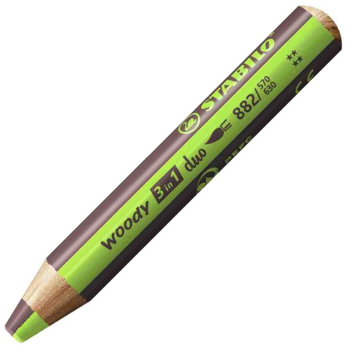 STABILO Woody 3in1 Multitalent-Stift hellgrün/braun