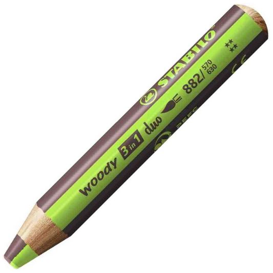 STABILO Woody 3in1 Multitalent-Stift hellgrün/braun
