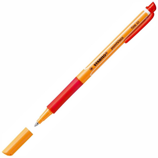 STABILO pointVisco Tintenroller rot – 1 Stück