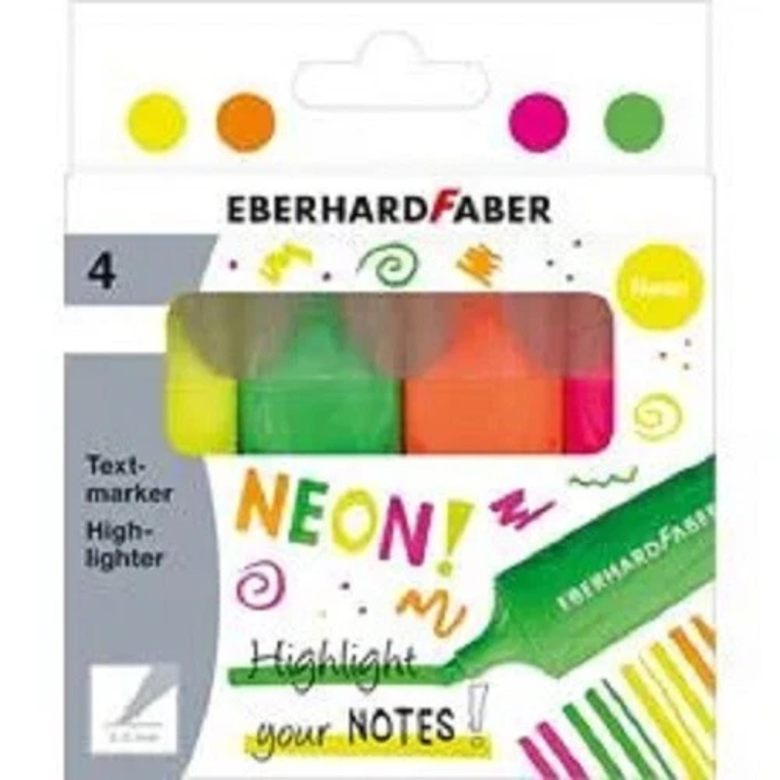 EBERHARD FABER Textmarker NEON 4er Set