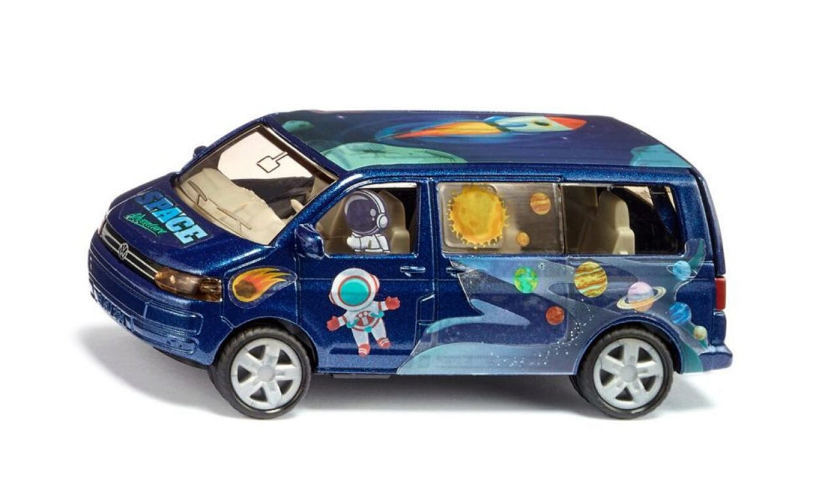 siku 6509 VW T5 Astronaut Bastelset zum Zusammenbauen Blau