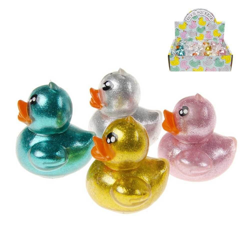 Squeeze Glitter Ente – 1 von 4 Designs, zufällig