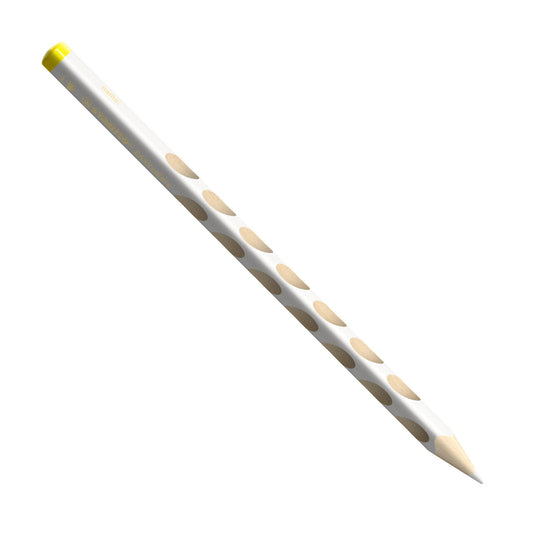 STABILO EASYcolors Buntstift weiß – Einzelstift für Linkshänder