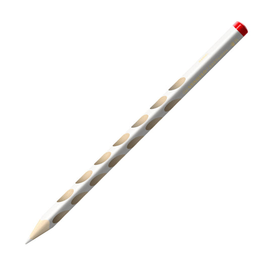 STABILO EASYcolors Buntstift Weiß für Rechtshänder