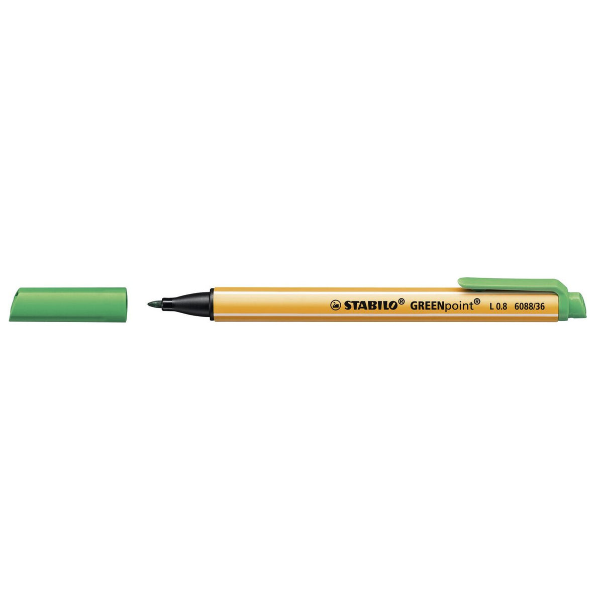 STABILO GREENpoint Filzschreiber grün 0,8 mm