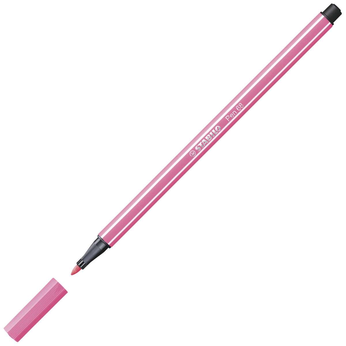 STABILO Pen 68 Filzstift rosa – 1 mm Einzelstift