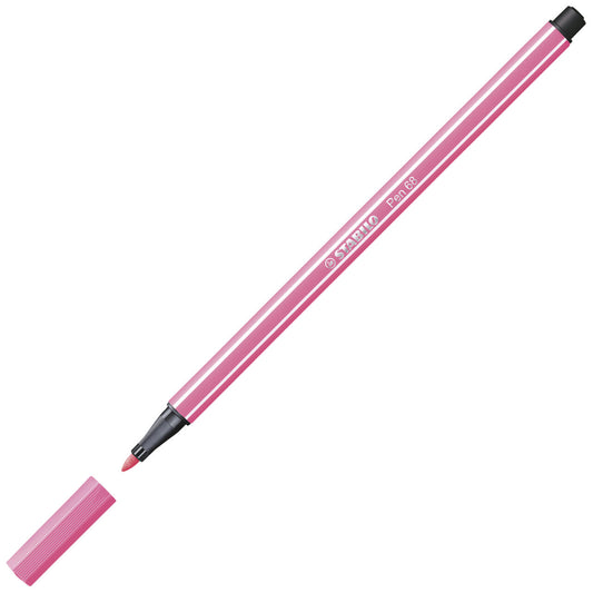 STABILO Pen 68 Filzstift rosa – 1 mm Einzelstift