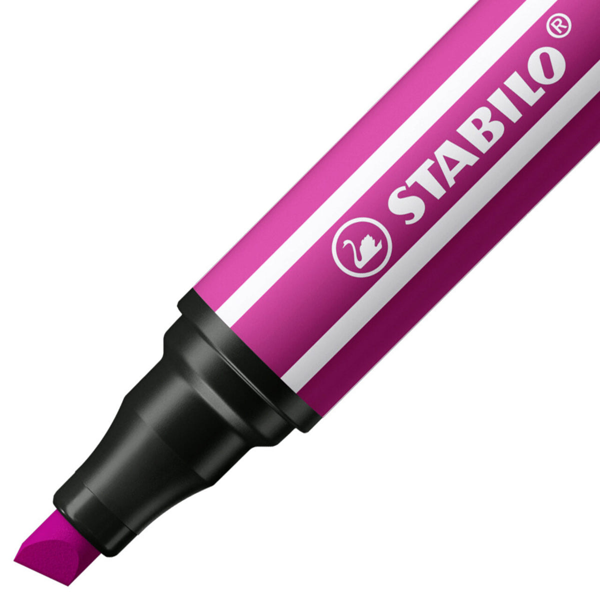 STABILO Pen 68 MAX Keilspitze pink – Einzelstift