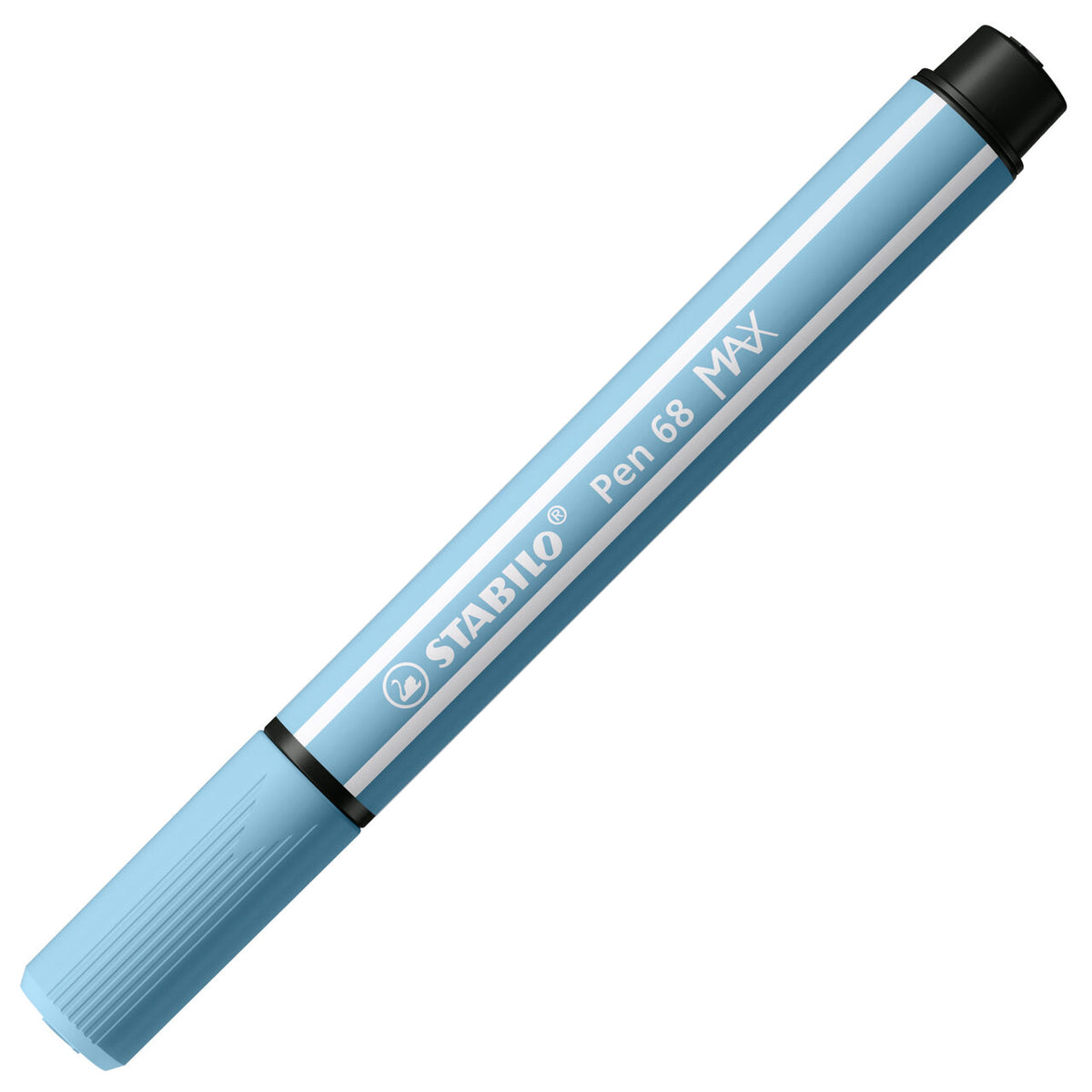 STABILO Pen 68 MAX Keilspitze azurblau – Einzelstift