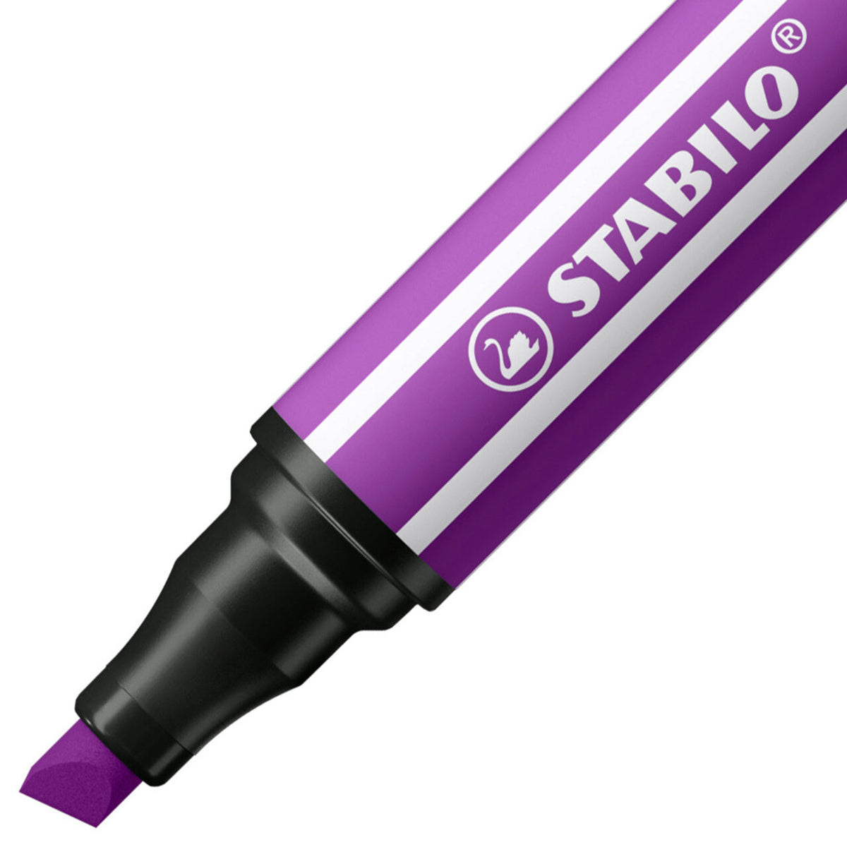 STABILO Pen 68 MAX Keilspitze lila – Einzelstift