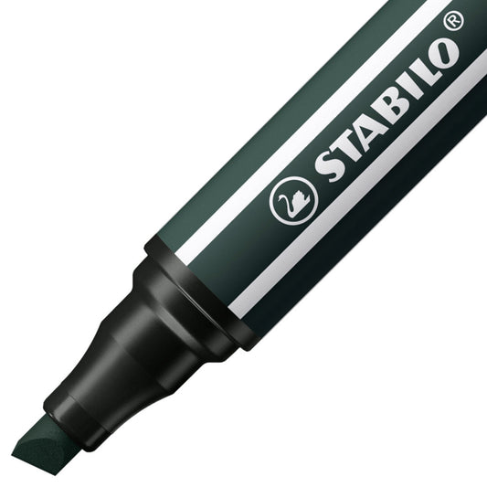 STABILO Pen 68 MAX Keilspitze grünerde – Einzelstift