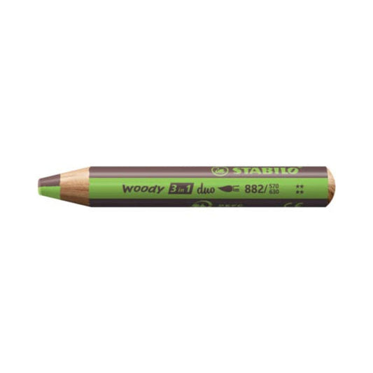 STABILO Woody 3in1 Multitalent-Stift hellgrün/braun