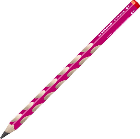 STABILO EASYgraph Bleistift Rechtshänder HB – Einzelstift pink
