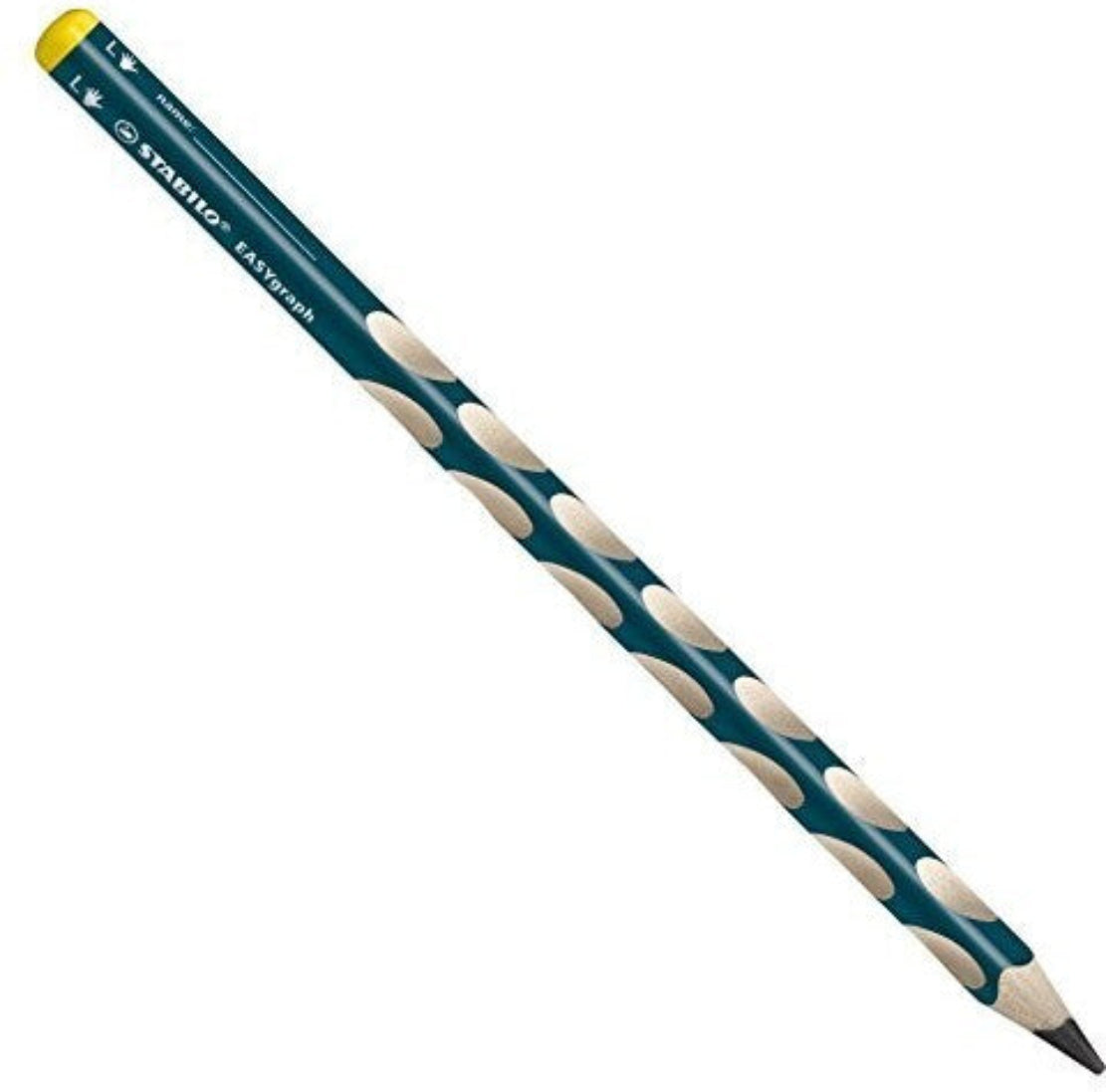 STABILO EASYgraph Bleistift HB Petrol – Einzelstift Linkshänder