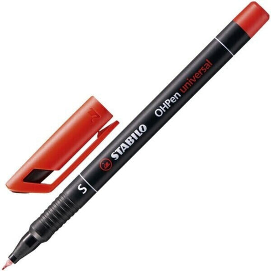 STABILO OHPen universal Folienstift S rot permanent