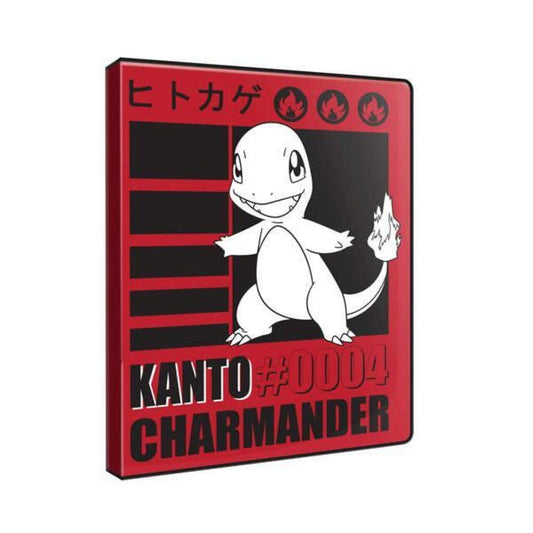 Pokémon Charmander 9 Pocket Portfolio - bis zu 180 Karten