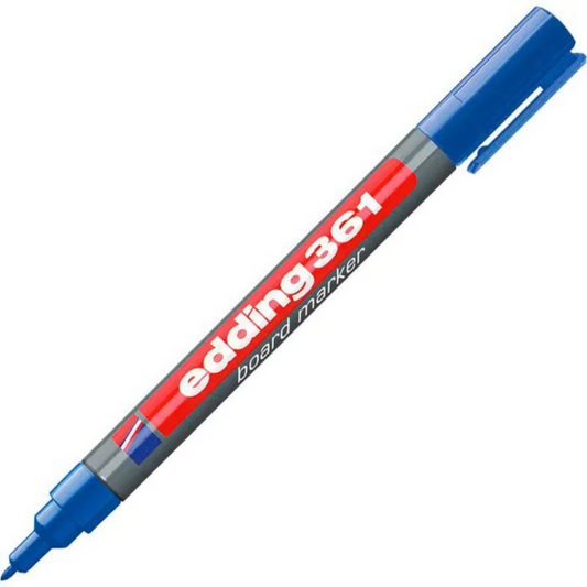 edding 361 Whiteboard-Marker blau – nachfüllbar, 1 mm